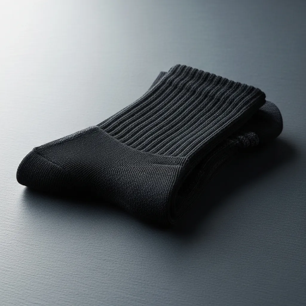 classic black sock - classic black crew